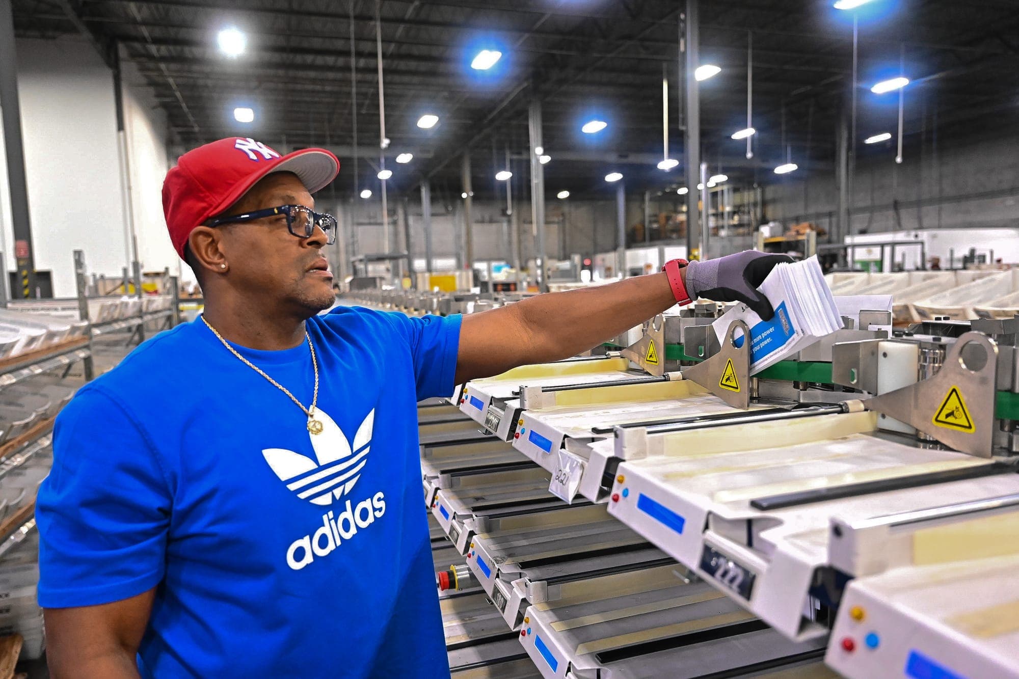 Mail sorter operator at Dove Direct